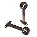 Levolor A58721.790 Universal Bracket for Ceiling, Wall or End Mounting, Brushed Sienna, Pair of 2