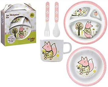 Fox Plate Set 5 pcs. - Kitchen Play by Ganz (BG3144) by Baby Ganz