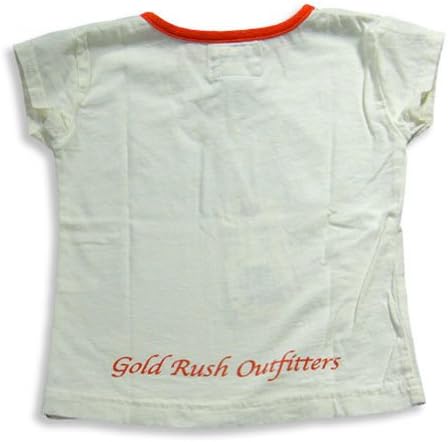 Gold Rush Outfitters - Baby Girls Cap Sleeve T-Shirt, White 17303-18-24Months