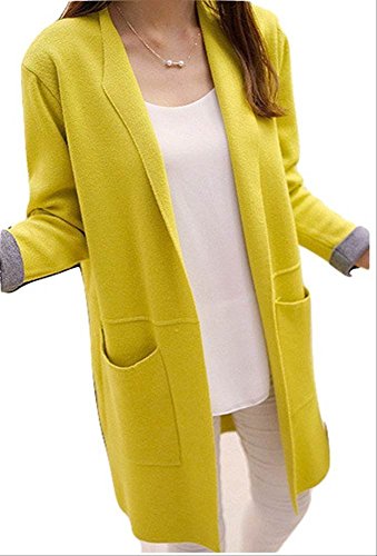 untec Japan　コート　アウター　ジャケット　人気　ロング　ブイネック　長袖　カーディガン　可愛い　大人　フリーサイズ　レディース　春　秋　冬