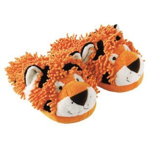 Aromahome Fuzzy Feet Slippers Tiger