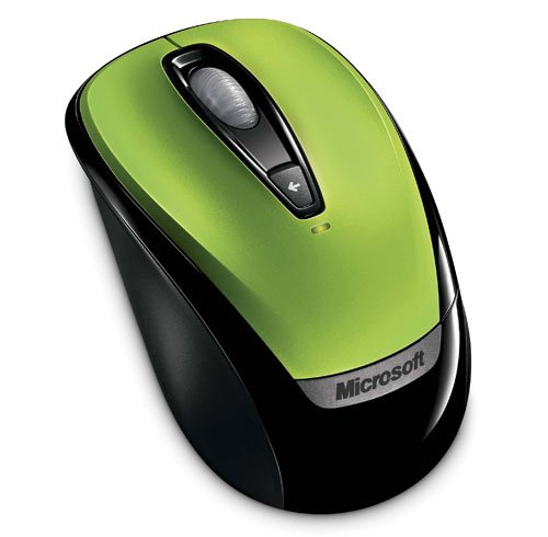 Microsoft Wireless Mobile Mouse 3000 6ba-00036 - Green Picture