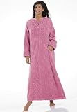 Jessica London Plus Size Comfort Choice long chenille robe