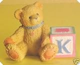Cherished Teddies by Enesco Teddy Bear with ABC K Block 158488K