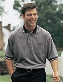 Premium Quality Men's Prodigy Golf Sport Shirt With Chest Pocket - Black