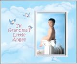 Grandma's Little Angel (clouds) - Picture Frame Gift