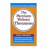 Merriam Webster Paperback Thesaurus