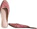 Beaded & Sequin Indian Leather Slippers for Women Handcrafted Casual Footwear Available in Various Sizes