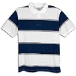 Basic Men's Stripe Pique Polo