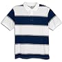 Basic Stripe Pique Polo - Men's