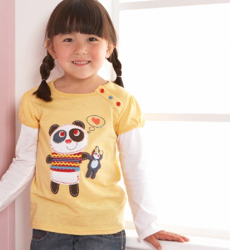 Long Sleeve Panda Mock Layer Top