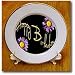 Happy Birthday - aizoaceae, carpet weeds, ficoidaceae, flower, flowers, ice plant, marigold - 8 Inch Porcelain Plate