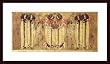 Art Poster Wood Framed Print - Wassil - Artist: Charles Rennie Mackintosh- Poster Size: 14 X 30