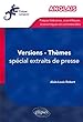 Anglais Versions Th�mes Sp�cial Extraits de Presse