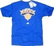 New York Knicks Blue adidas Primary Logo T-Shirt