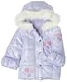 Bon bebe Girls 2-6x Fur Trim Jacket,Lilac,2T