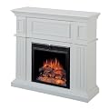 Jackson Wall/Corner Electric Fireplace - White (18")