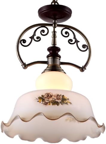 TOYM US-Simple European antique chandelier bar chandelier restaurant balcony single head lamp American Pastoral chandelier