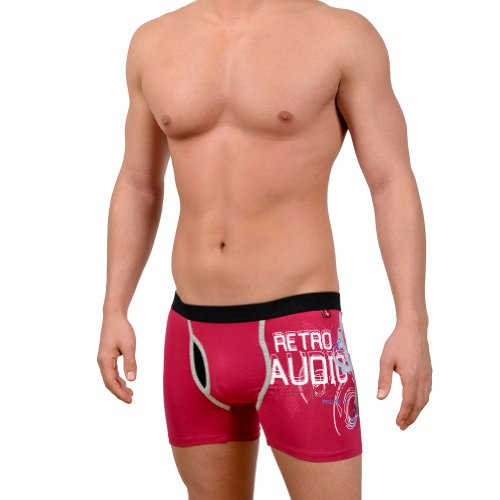 Mens New Stretch Retro Boxer Brief Underwear by Projek Raw