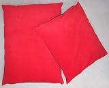 Red Corduroy Pet Dog Cat Bed Bean Bag Cushion 24 x 28