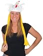 Stuffed Plush Chicken Rooster Hat Costume Party Cap