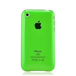 iPhone 3GS and iPhone 3G Glossy Pond Ripples Skin (Green)