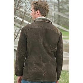 Mens Montclair Shearling Coat by Overland