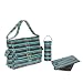 Kalencom Laminated Buckle Bag-Canal St. Turquoise