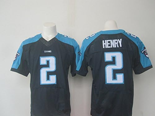TALIVE Tennessee Mens Titans Football Jersey #2 Derrick Henry (Dark Blue, M)