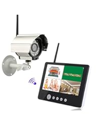 Photography: MicroMall(TM) 9" TFT LCD 2.4G 4CH Wireless DVR Security System with Monitor & IR Camera - MicroMall(TM)