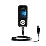 Classic Straight USB Cable for the Cowon iAudio U3 with Power Hot Sync and Charge capabilities - Gomadic Brand w/ TipExchange Technology
