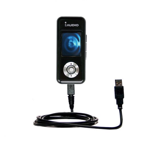 Klassisches USB Kabel für Cowon iAudio U3 mit Hot Sync und aufladen Einsatzmöglichkeiten - von Gomadic mit TipExchange Technology