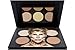 Aesthetica Cosmetics Contour and Highlighting Powder Foundation Palette / Contouring Makeup Kit; Easy-to-Follow, Step-by-Step Instructions Included