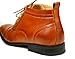 Ferro Aldo Mens Fashion Ankle Boots Shoes Lace Cap Toe Style in Italy Brown