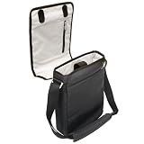 Padded Vertical Mobile Messenger Bag (Black) to Protect the Acer Aspire One AOD250-1580 10.1-Inch Blue Netbook