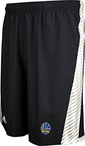 NBA Golden State Warriors Men's Full Color Logo Shorts, Black, XX-Large