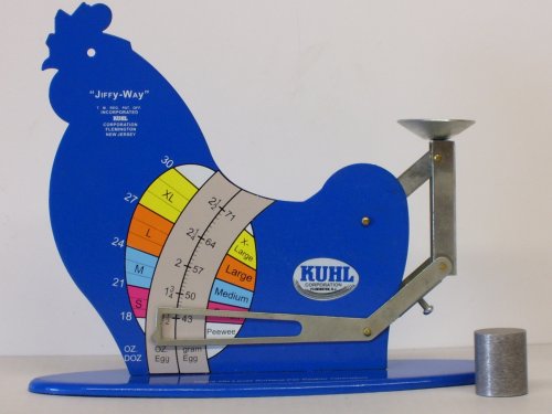 Kuhl JIFFY-III-12 Jiffy-Way Egg Grading Scale