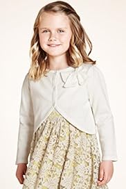 Autograph Pure Cotton Bow Dress Cardigan