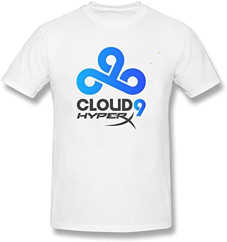XunTuo Men's LOL Cloud 9 HYPERX Logo Short Sleeve T-shirt