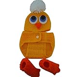 Hee Grand Baby Unisex Infant Knitted Kid Costume Suit Photography Hat+Socks+Pants