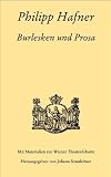Burlesken und Prosa: Mit Materialien zur Wiener Theaterdebatte