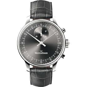 MeisterSinger Singular MM307 Chronograph with one single hand for Him Classic Design