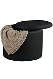 Review Home Decorators Collection  / Soho Round Storage Ottoman 19