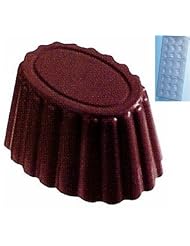 Buy Fat Daddio's Fluted Oval Polycarbonate Candy Mold 24-Piece Tray
