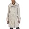 Mossimo® Black: Satin Trench Coat - Gray Ice