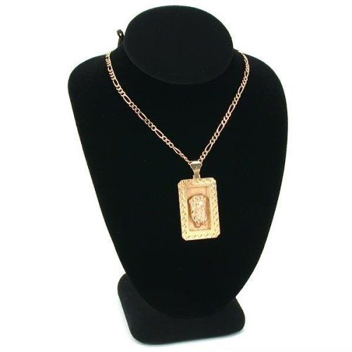 Black Velvet Necklace Bust Jewelry Display Small 6 1/4