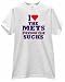 I HEART THE METS EVERYONE ELSE SUCKS BASEBALL T SHIRT jersey