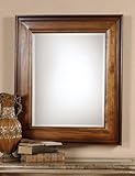 Large Classic Solid Wood Frame Mirror