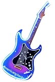Guitar Mania - Guitar Shape Blue Neon Clock (5 Stars Online Store - Ezshoponline, Inc.)