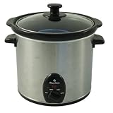 Lloytron Bonne Cuisine 3 Litre Matt Steel Slow Cooker E819SS  from Lloytron